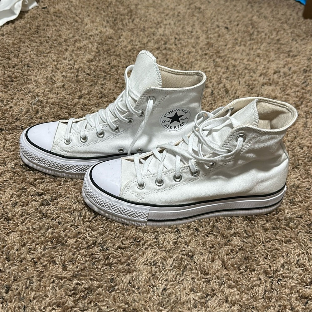 Platform high top Converse - size 8.5